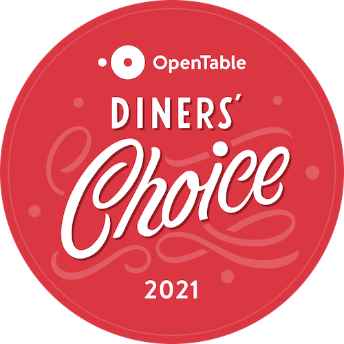 OpenTable Diner's Choice 2021 Award